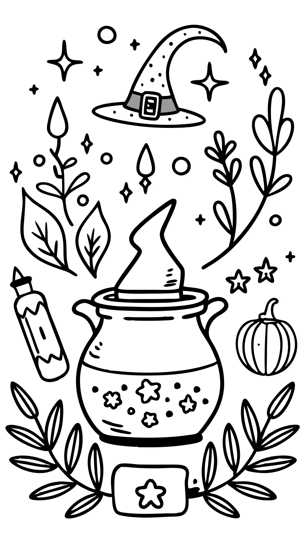 witchy coloring pages